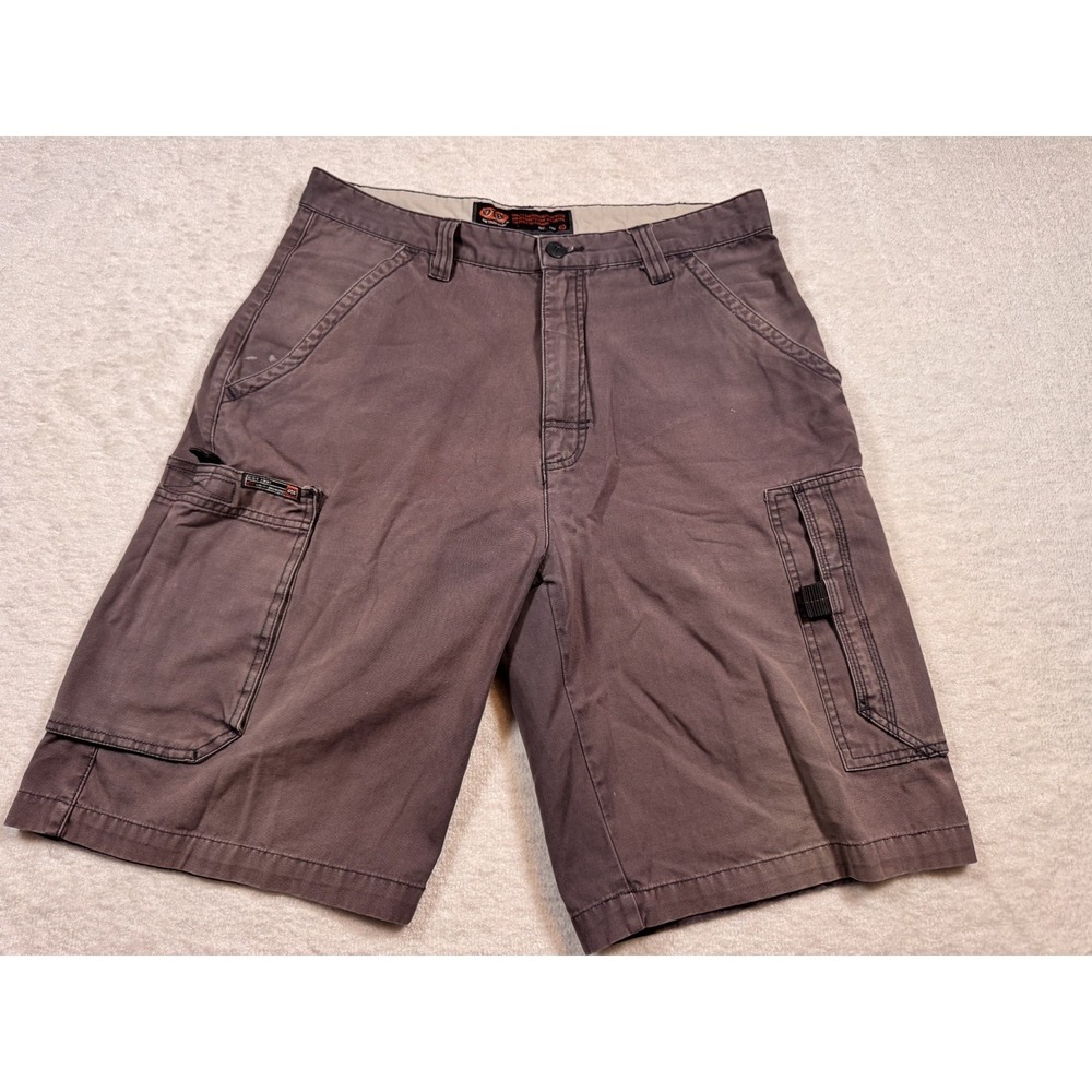 OTB Men's Cargo Shorts Loose Fit Utility Pockets Casual Outdoor‎ Purple Size 34